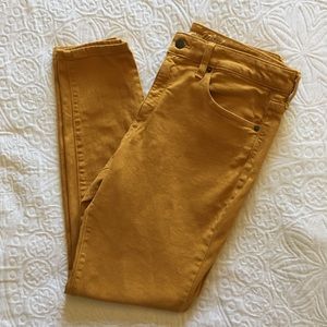 Mustard Yellow Universal Thread Skinny Jeans
